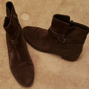 Brown Isaac Mizrahi Live Boots size 12